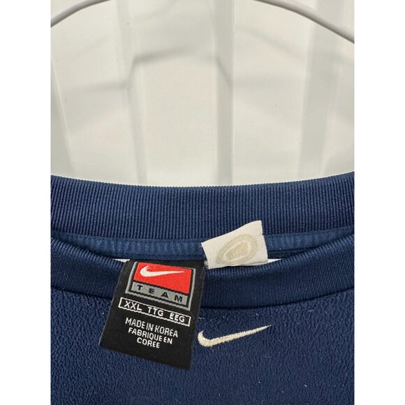 90s Toronto Maple Leafs Nike Centre Swoosh Fleece Sweatshirt Size 2XL - Picture 4 of 4